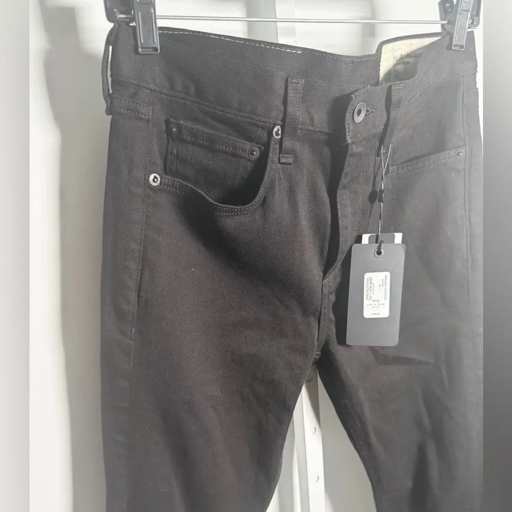 Rag & Bone Men’s Fit 1 Stretch Skinny Jeans Black 29x32 NWT